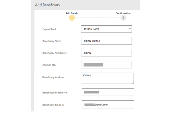 Indian Bank Net Banking